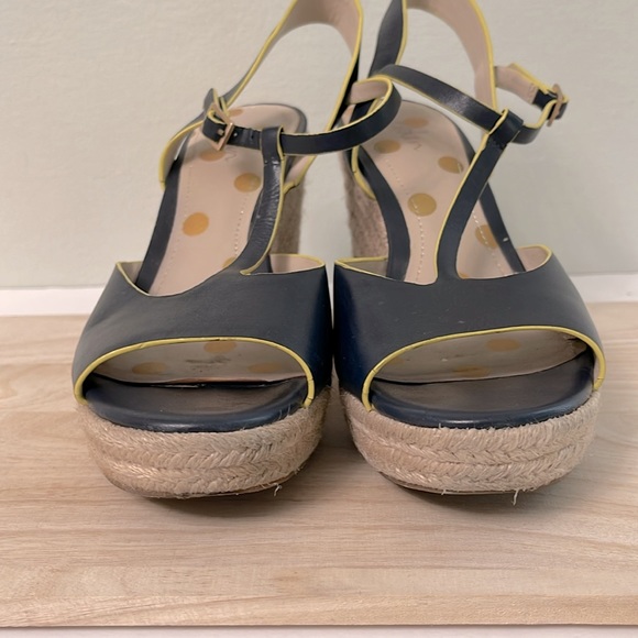 Boden Carrie Espadrille Wedge, Dark Navy Sz 40 - Picture 8 of 16